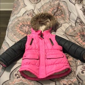 Fleece lines OshKosh jacket!